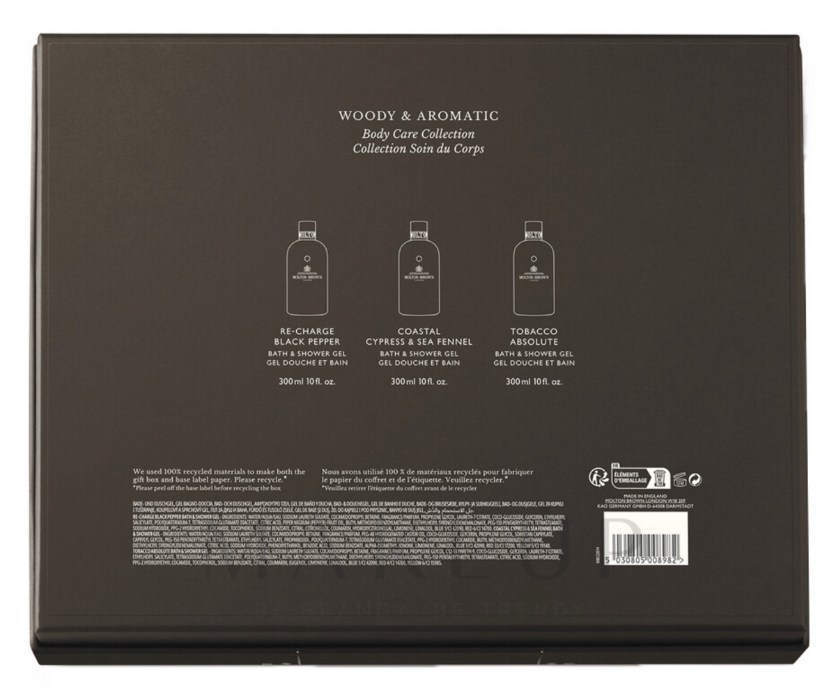Molton Brown Woody & Aromatic Body Care Gift Set – Aroma Pier Inc