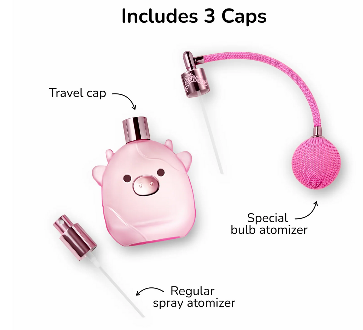 Squishmallows Pink Possibilities 3.4 oz Eau De Parfum Spray
