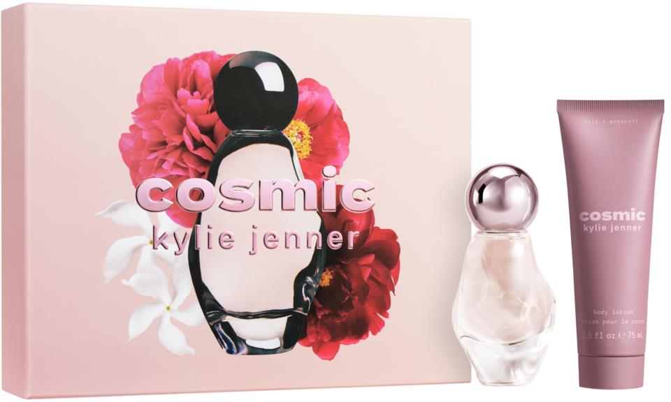 KYLIE JENNER COSMIC 2 PCS SET FOR WOMEN: 1.6 EAU DE PARFUM SPRAY + 2.5 BODY LOTION
