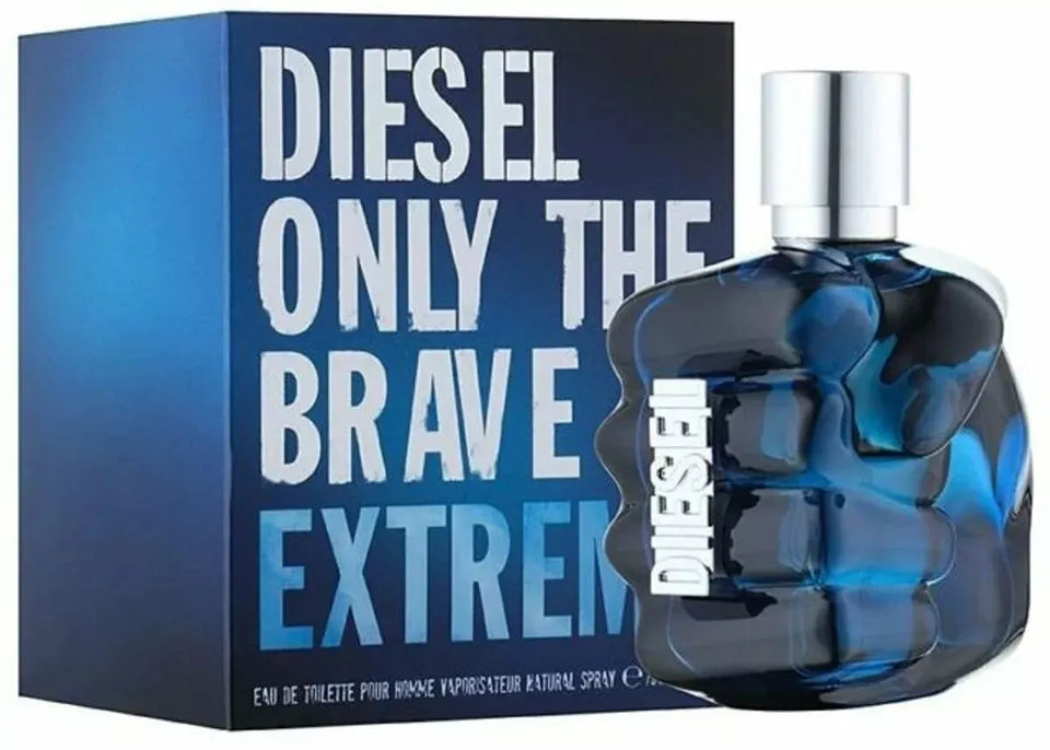 DIESEL ONLY THE BRAVE EXTREME 4.2 oz EAU DE TOILETTE Cologne SPRAY FOR MEN