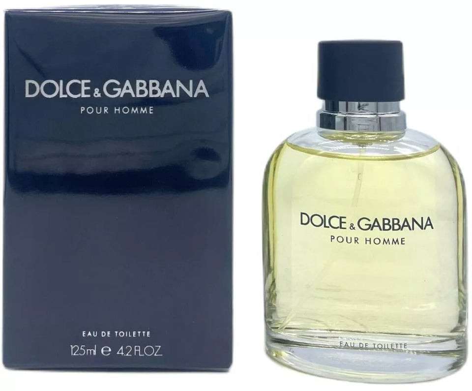 DOLCE & GABBANA 4.2 oz EAU DE TOILETTE Cologne SPRAY FOR MEN