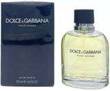 DOLCE & GABBANA 4.2 oz EAU DE TOILETTE Cologne SPRAY FOR MEN