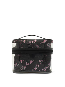 Victoria Secret 4 in 1 - Train Case / Make Up Organizer Written Print