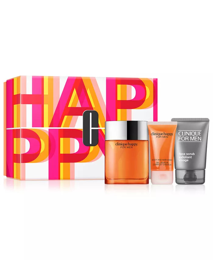 CLINIQUE Happy Men 3 Pc Fragrance Set – Aroma Pier Inc CLINIQUE Happy Men 3 Pc Fragrance Set – Aroma Pier Inc