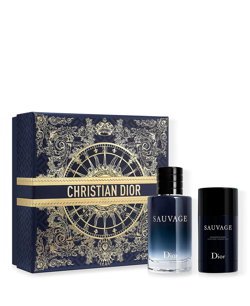 Dior Sauvage by Christian Dior 2 Piece Gift Set: 3.4 oz Eau de