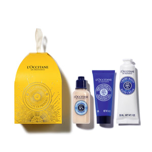 L'OCCITANE Shea Holiday Ornament Gift Set for Comforted & Nourished Skin: