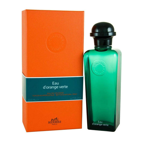 Hermes Eau d'Orange Verte 6.7 oz Eau De Cologne Vaporisateur Refillable Spray, UNISEX