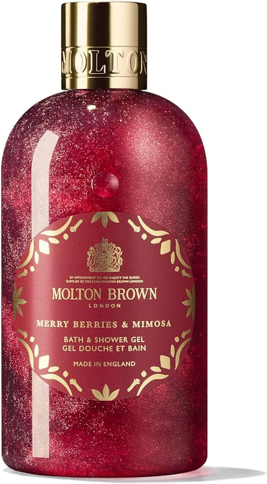 Molton Brown Merry Berries & Mimosa Bath & Shower Gel 10 fl oz (Full Size)