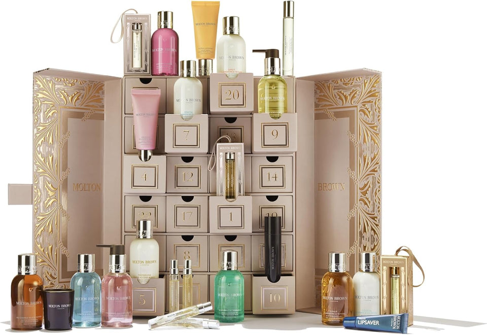 Molton Brown Beauty Advant Calendar 24 Luxury Perfume, Bath & Body Treasures, Scented Skincare Gift Set