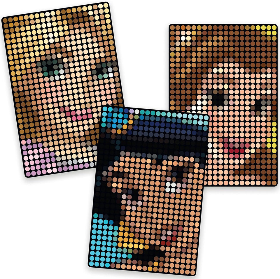 Disney Stamp to Reveal - Jasmine, Belle, Rapunzel Storybook & Dot Art - DIY 3 Princess Dot Posters, Craft, Girls & Kids Ages 6+