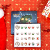 Christmas Advent Calendar Bracelets 2024 for Girls 24 Days Xmas Countdown Calendar DIY Jewelry Making Kit Gift: 22 Charm Beads, 2 Bracelets for Kids Teens Women