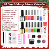 Nail polish set advent calendar women teen girls, Beauty advent calendar for adults women teen girls Christmas gifts for women adults teen girls