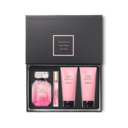 Victoria Secret Bombshell 4 Piece Luxe Fragrance Gift Set