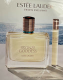 Estee Lauder Bronze Goddess Eau Fraiche Skinscent Traveler Gift Set 3.4 oz / 100 ml Spray + Travel Size