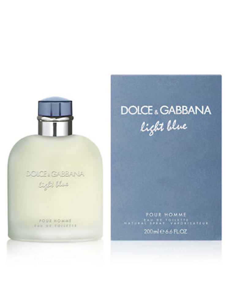 DOLCE & GABBANA LIGHT BLUE 6.7 oz EAU DE TOILETTE SPRAY FOR MEN