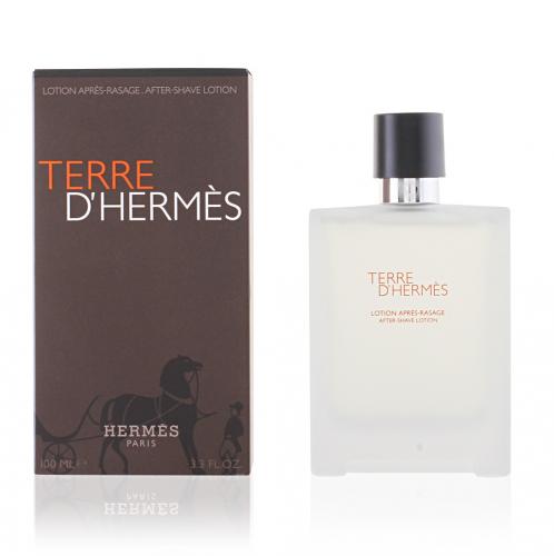 Terre D'hermes by Hermes For Men. Aftershave lotion 3.3 oz