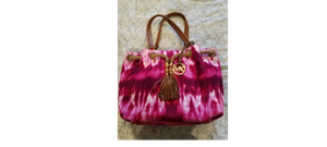 Michael Kors pink tie dye canvas tote Limited Edition