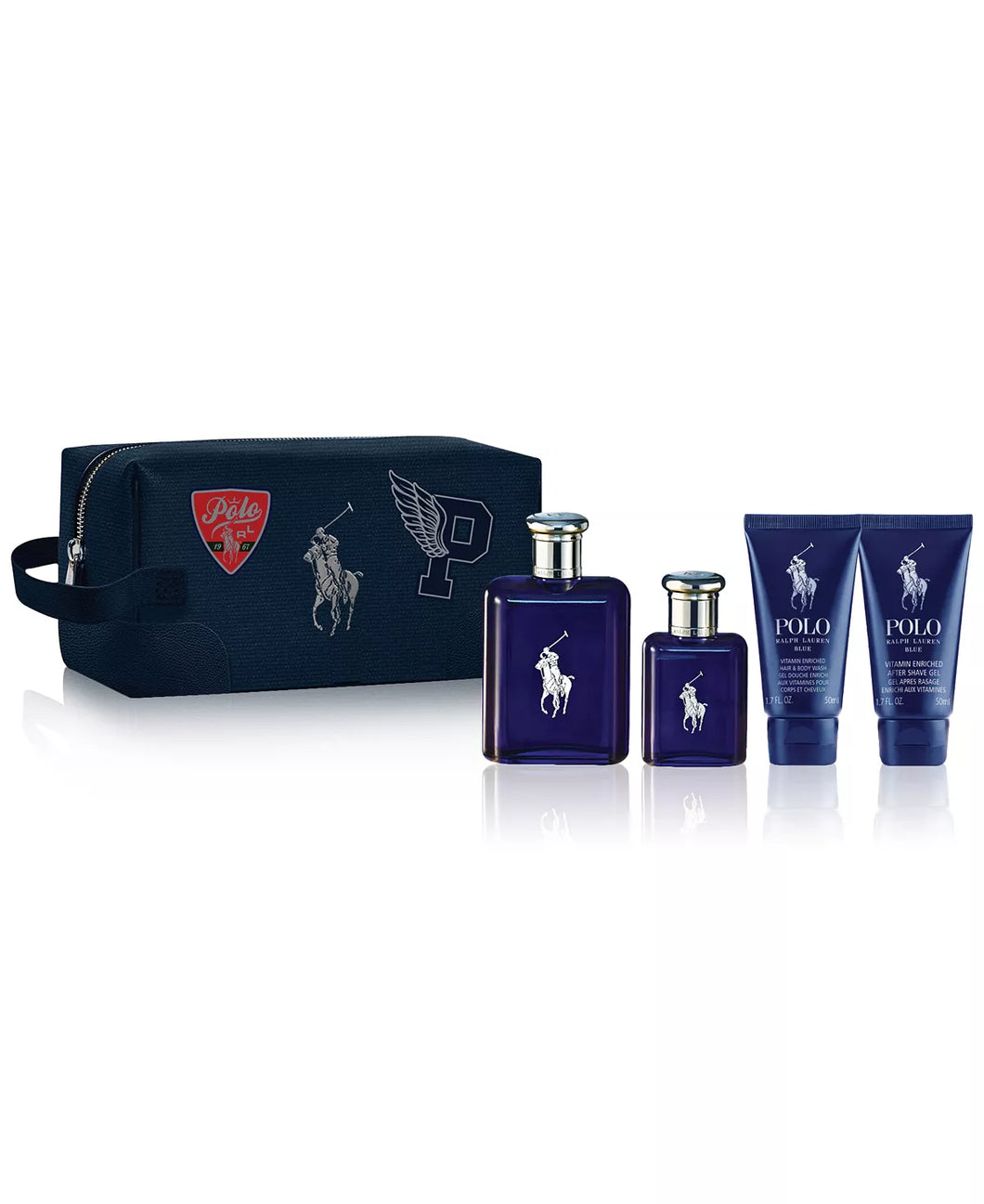 Ralph Lauren Men s 5 Pc. Polo Blue Eau de Toilette Gift Set Aroma Pier Inc