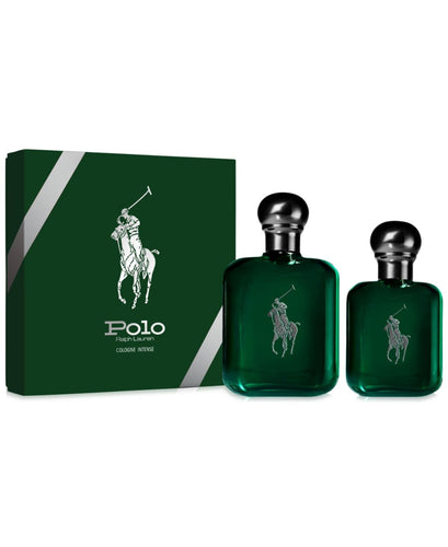 Polo Green Intense by Ralph Lauren 4.2 oz Eau De Parfum Cologne Spray 2 Pc Gift Set