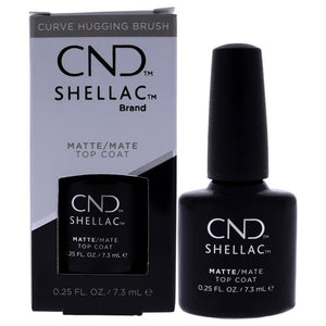 CND Shellac Nail Color - Matte Top Coat by CND for Women - 0.25 oz Nail Polish - Professional Product