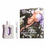Ariana Grande God Is A Woman 2 Pc Gift Set 3.4 oz Eau De Parfum spray + 0.17 oz Rollerball