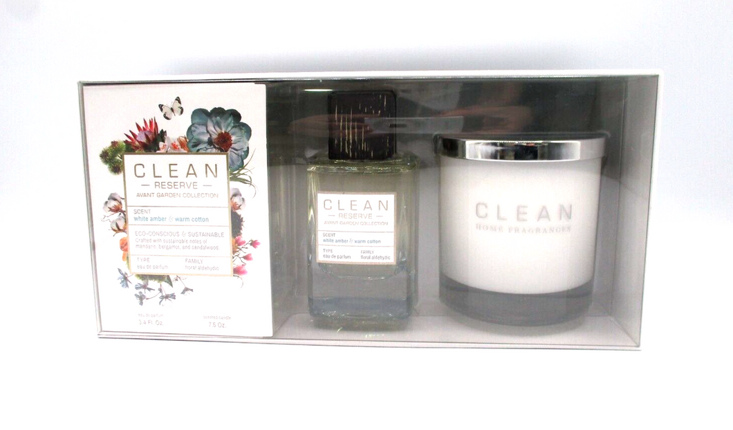 Clean Reserve Avant Collection White Amber & Warm Cotton Limited Edition Set