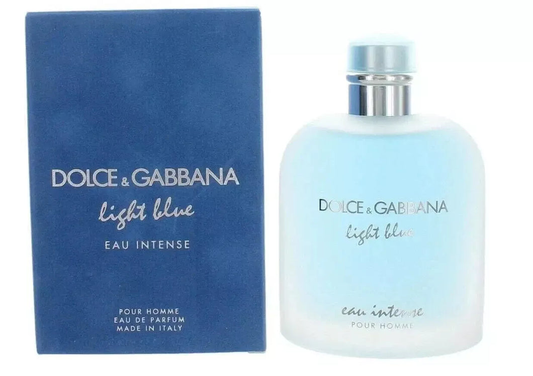 DOLCE & GABBANA LIGHT BLUE Eau Intense 6.7 oz EAU DE Parfum SPRAY FOR MEN