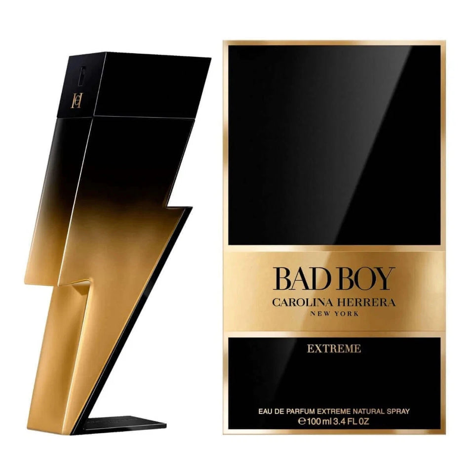 CAROLINA HERRERA Bad Boy Extreme 3.4 oz Eau de PARFUM Extreme Natural SPRAY