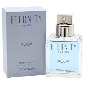 ETERNITY AQUA 3.4 oz EAU DE TOILETTE SPRAY