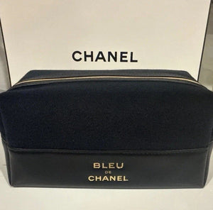 Chanel Bleu de Chanel Travel Pouch cosmetics bag Dopp Kit by Chanel Beauty