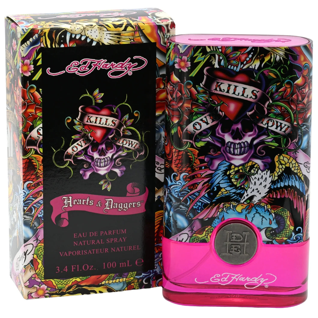 ED HARDY HEARTS & DAGGERS 3.4 oz EAU DE PARFUM SPRAY
