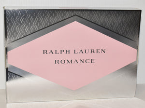Ralph Lauren Romance 3 Piece Gift Set (1 oz Eau de Parfum Spray + Wristlet + 2.5 oz Sensuous Body Moisturizer)