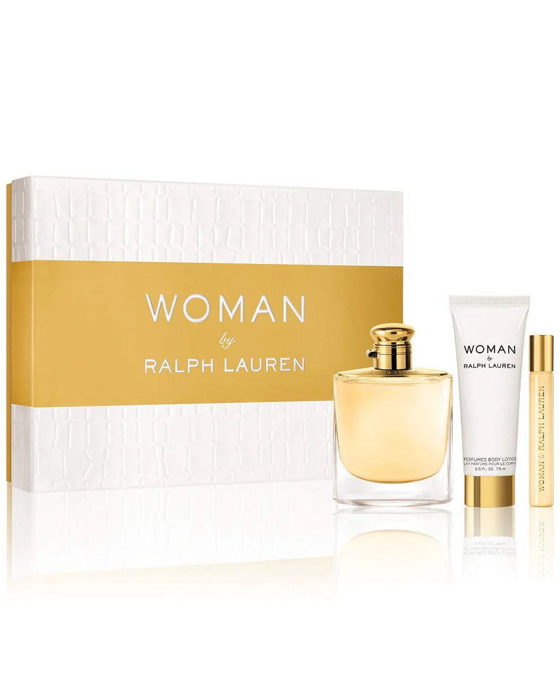 Ralph Lauren Woman by 3 Piece set by Ralph Lauren 3.4 oz Eau de Parfum Aroma Pier Inc