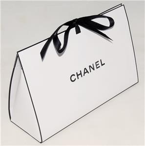 chanel shopping paper bag