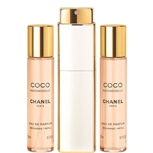 Chanel Coco Mademoiselle (3 x 0.7 oz) Eau De Parfum EDP Twist & Spray –  Aroma Pier Inc