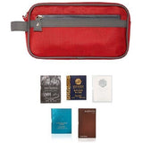Men's Toilettry Bag with 5 Perfume sample Vials