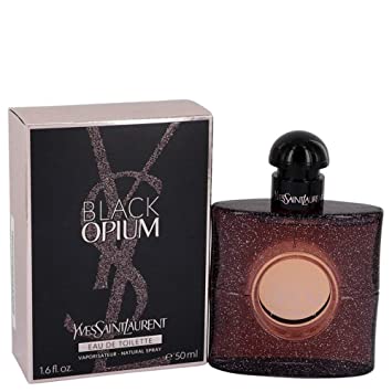 Black Opium Perfume By YVES SAINT LAURENT YSL 1.6 oz Eau De Toilette (Glowing Edition) Spray FOR WOMEN