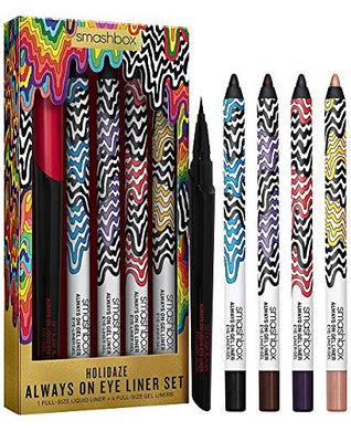 Smashbox Holidaze: Always On Eyeliner Set (1 Full size Liquid Liner + 4 Full Size Gel Liners)