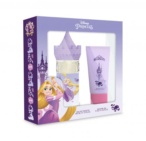 Disney Princess RAPUNZEL 2 PCS SET: 3.4 EAU DE TOILETTE SPRAY + 2.5 SHOWER GEL