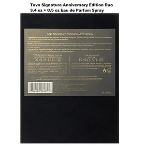 TOVA Beverly Hills Signature Anniversary Collection 2 Piece Set 3.4 oz / 100 ml + 0.5 oz Eau De Parfum Spray for Women